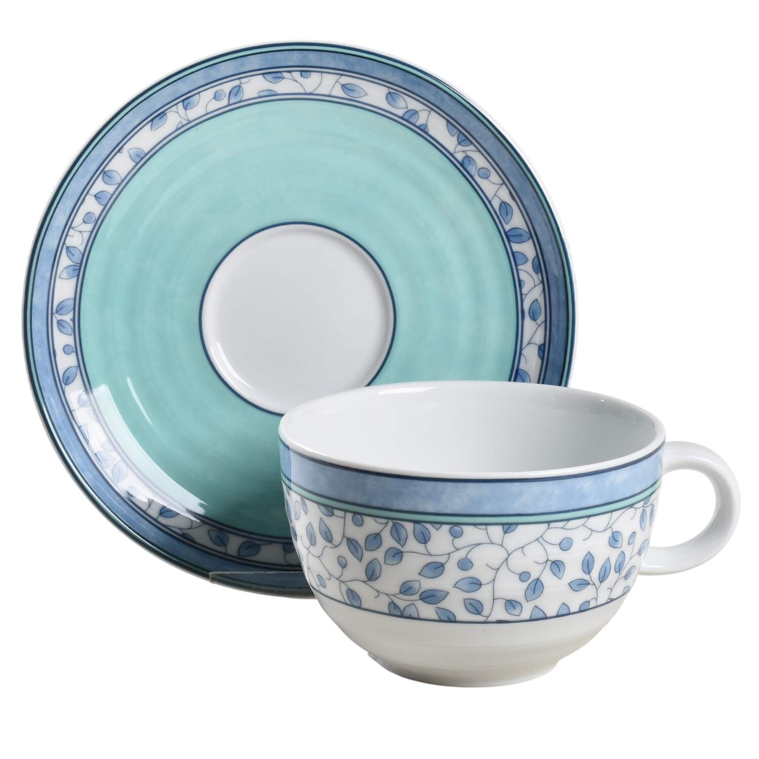 Susanne Flat Cup & Saucer Set by Spal Porcelanas-1