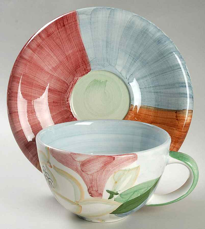 SLU1 Flat Cup & Saucer Set by Salute-1