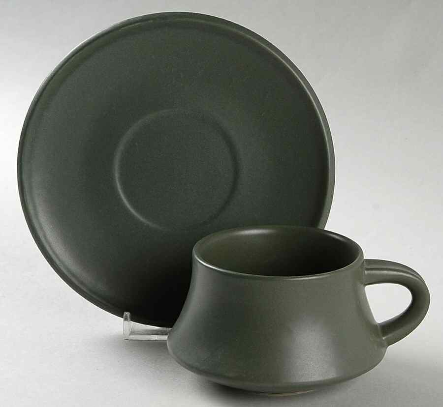 Kyoto Flat Cup & Saucer Set by Shungyo-1