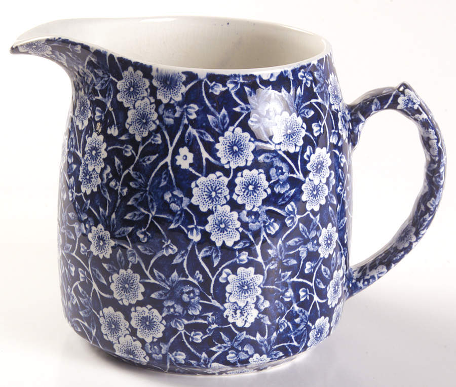 Calico Blue (Crownford Stamp) 24 Oz Pitcher by Staffordshire-1