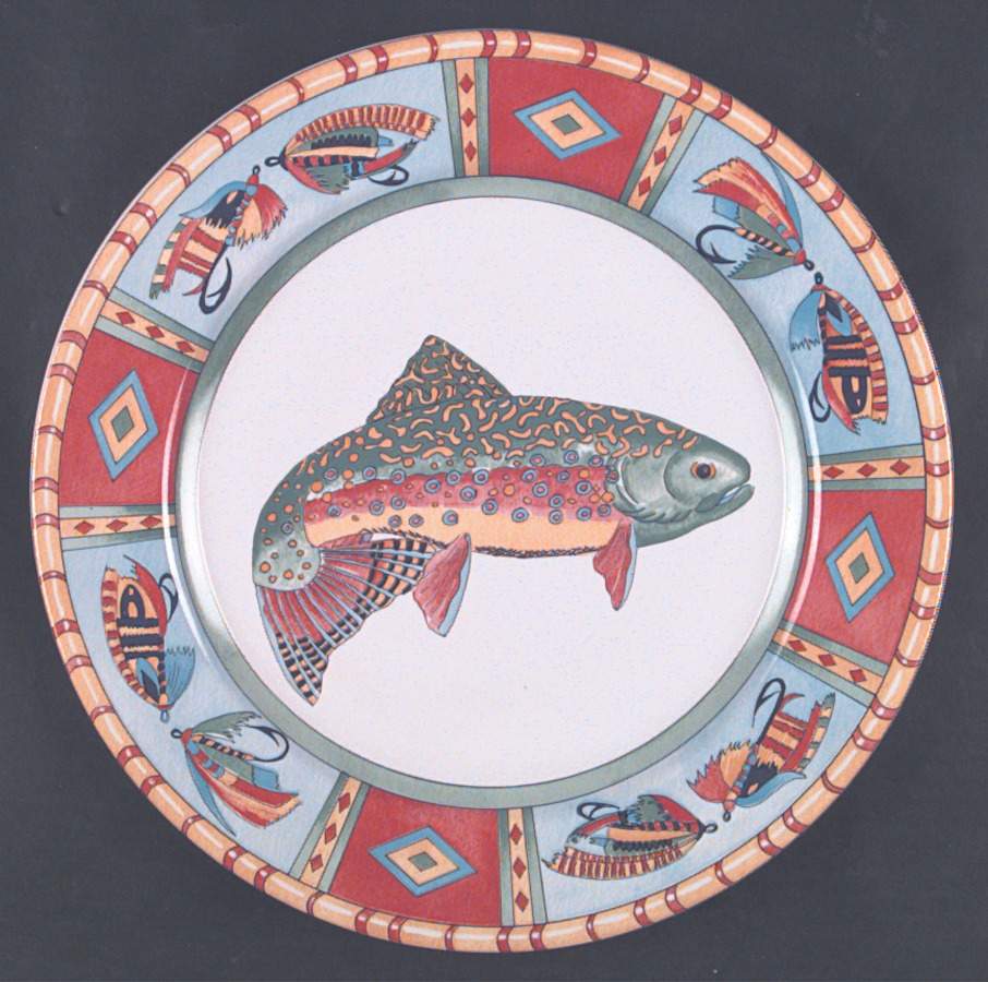 Splash 12" Chop Plate (Round Platter) by Siddhia Hutchinson-1