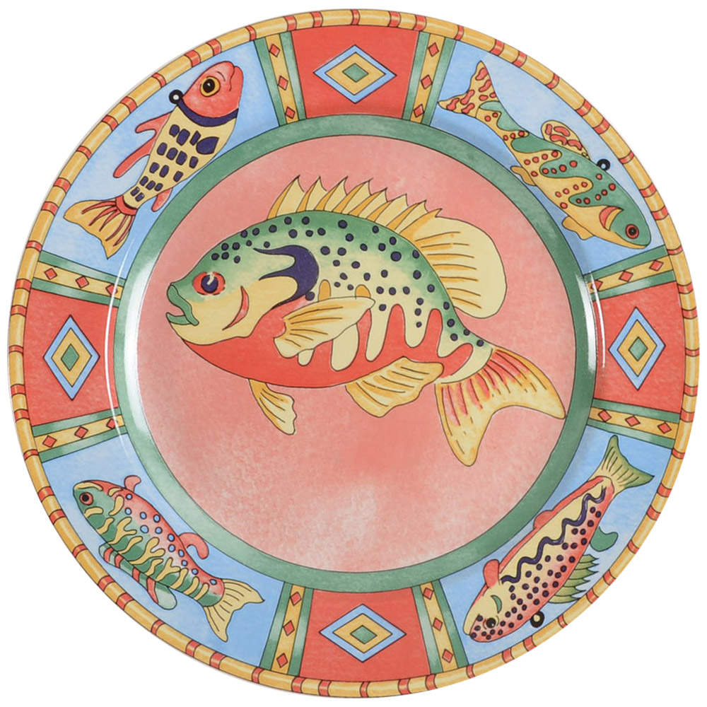 Splash Salad/Dessert Plate by Siddhia Hutchinson-1