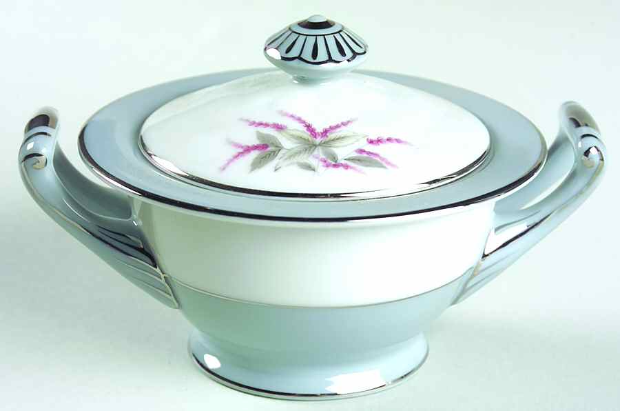 3278 (Rim) Sugar Bowl & Lid by Seyei Toki Co-1