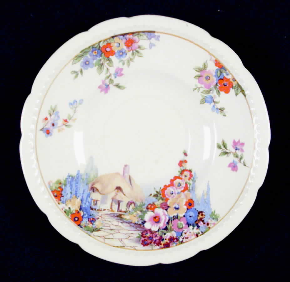 Old England Gardens Saucer by Swinnertons-1