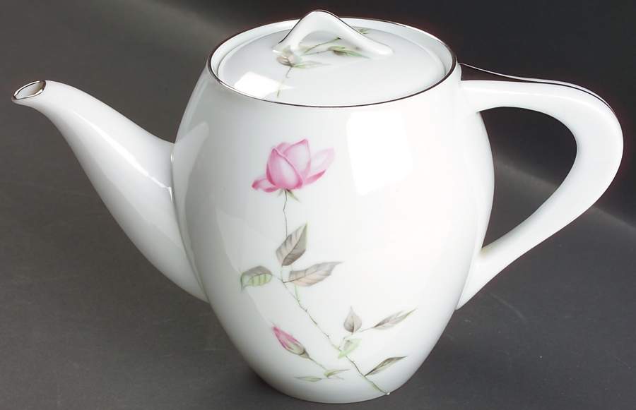 Dawn Rose Teapot & Lid by Sango-1