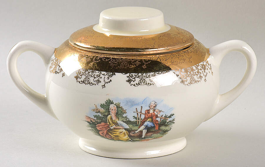 SAB1W Sugar Bowl & Lid by Sabin-1
