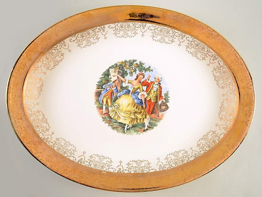 SAB1W 13" Oval Serving Platter by Sabin-1