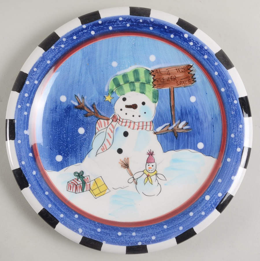 Winter Salad/Dessert Plate by Sakura-1