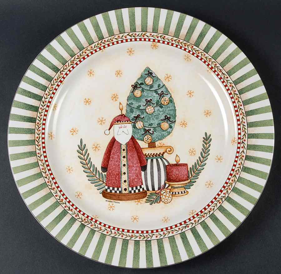 Christmas Topiary 12" Chop Plate (Round Platter) by Sakura-1