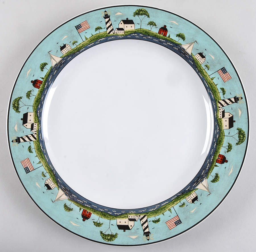 Coastal Breeze 12" Chop Plate (Round Platter) by Sakura-1
