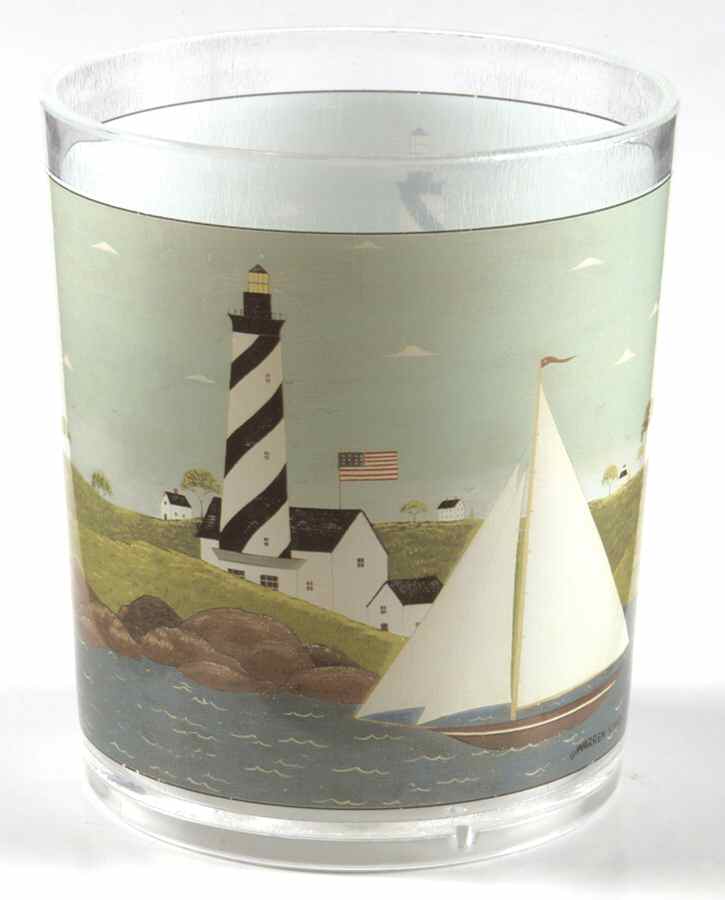 Coastal Breeze 12 Oz Plastic Double Old Fashioned by Sakura-1