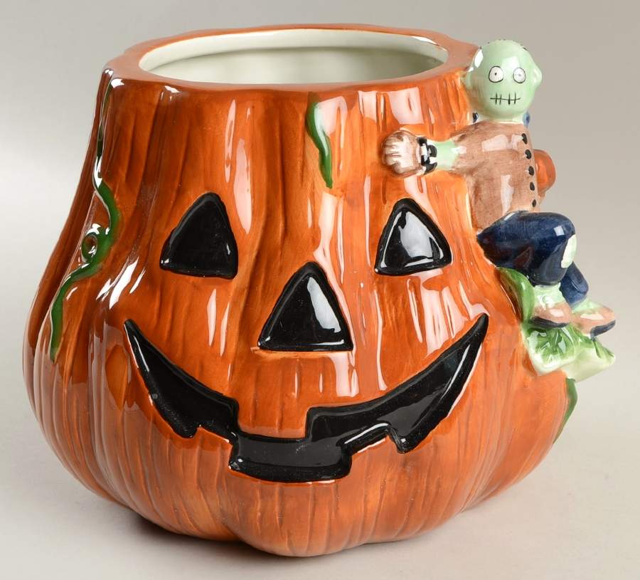 Halloween Cookie Jar No Lid by Sakura-1