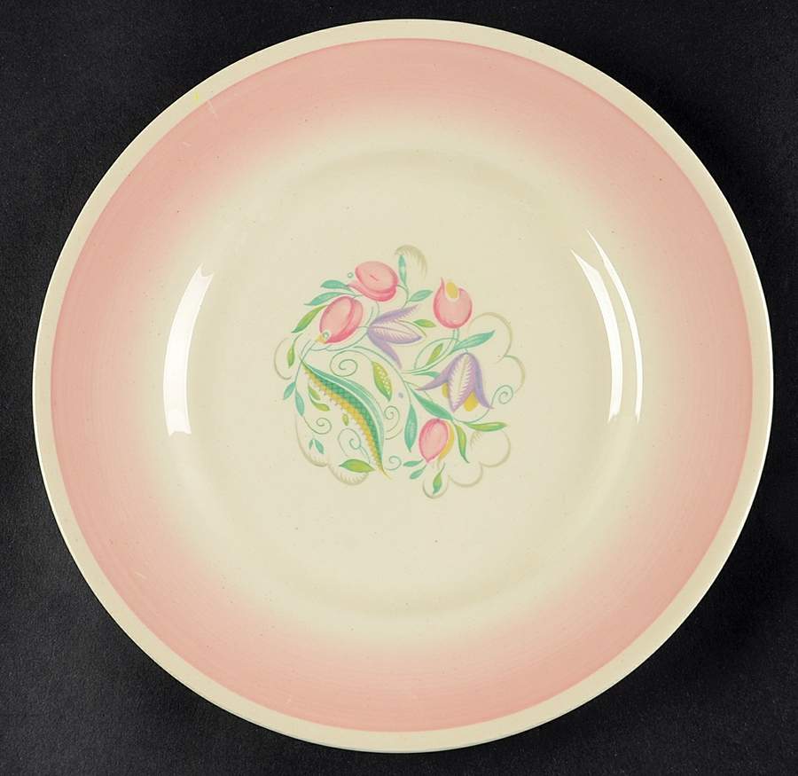 Dresden Spray Luncheon Plate by Susie Cooper-1