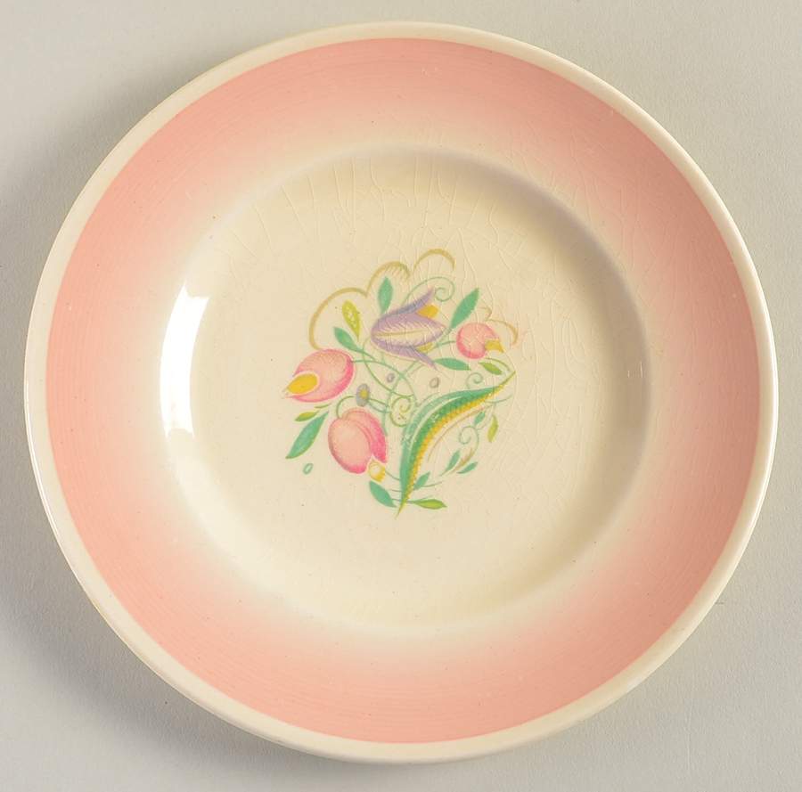 Dresden Spray Bread & Butter Plate by Susie Cooper-1