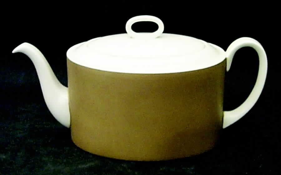 Amber Teapot & Lid by Susie Cooper-1