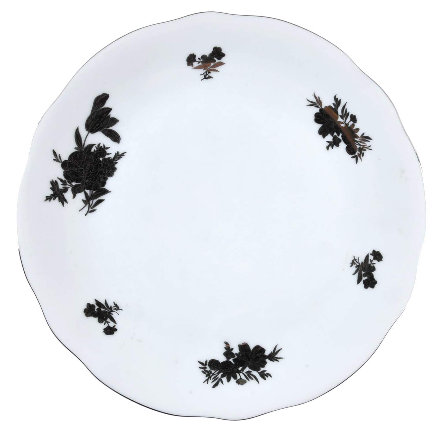 397 (Scalloped Edge) Dinner Plate by Seyei Toki Co-1
