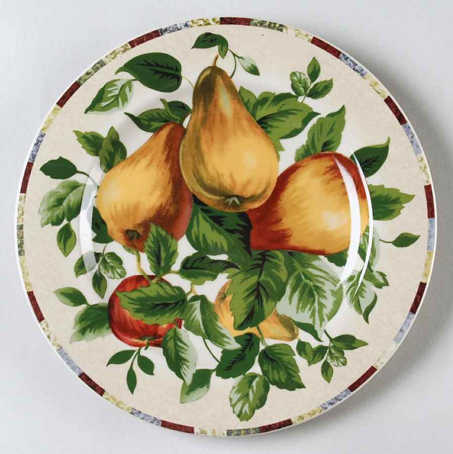 Sonoma (Tan Body, Rim Shape) Salad Plate by Sakura-1
