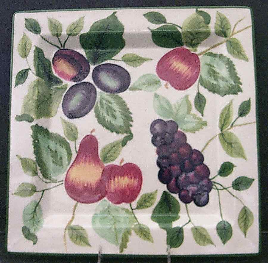 Sonoma (Tan Body, Rim Shape) 14" Square Platter by Sakura-1