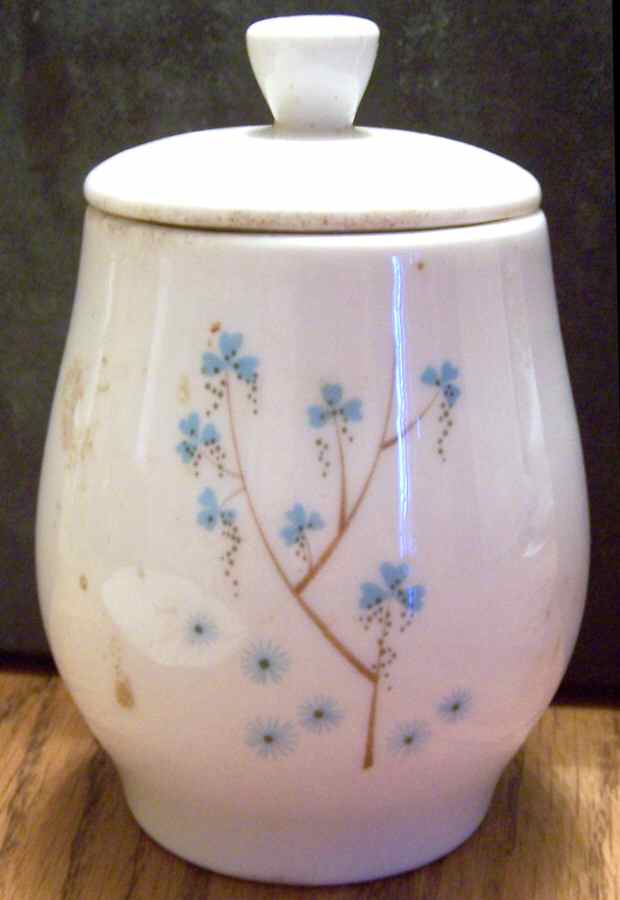 Spring Melody Sugar Bowl & Lid by Sloan China Co-1