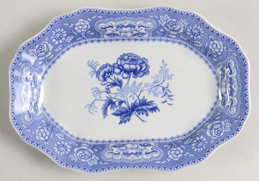 Georgian Collection Miniature Oval Serving Platter by Spode-1