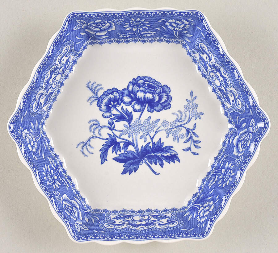 Georgian Collection 5" Hexagonal Tray by Spode-1