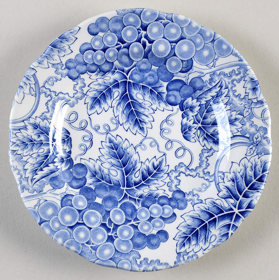 Grapes Bread & Butter Plate by Spode-1