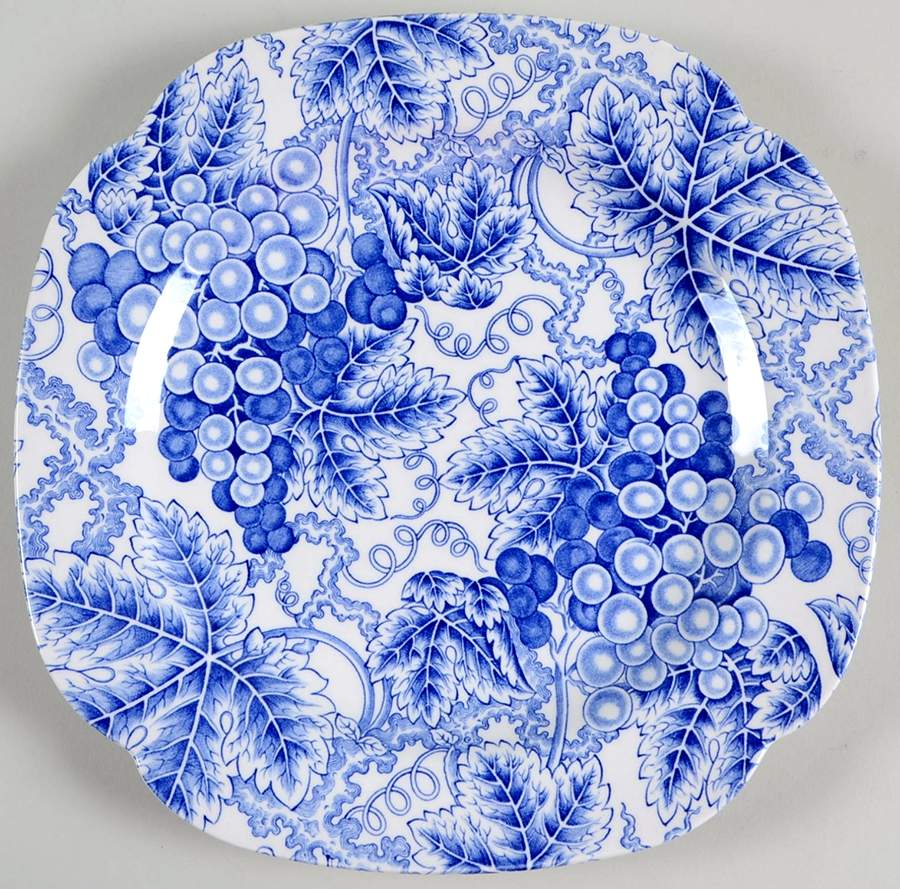 Grapes Square Luncheon Plate by Spode-1