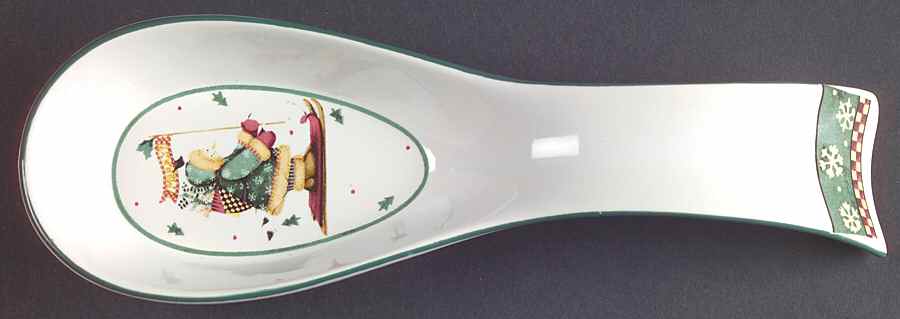 Sledding Characters Spoon Rest/Holder (Holds 1 Spoon) by Sakura-1