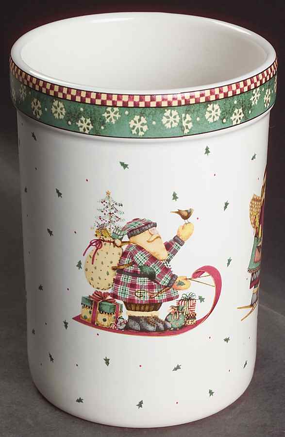 Sledding Characters Utensil Holder by Sakura-1