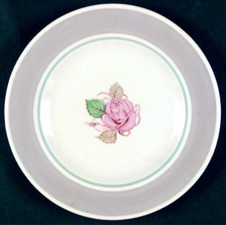 Patricia Rose Tan (Tan Rim) Bread & Butter Plate by Susie Cooper-1