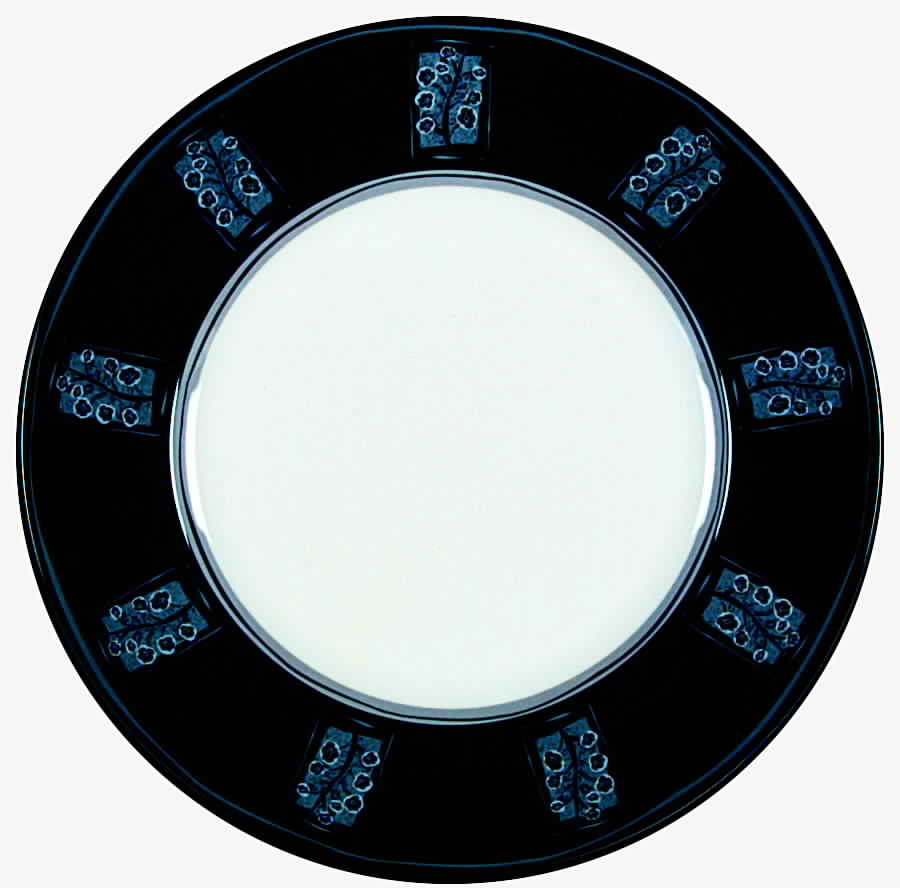 Indigo Dinner Plate by Sasaki-1