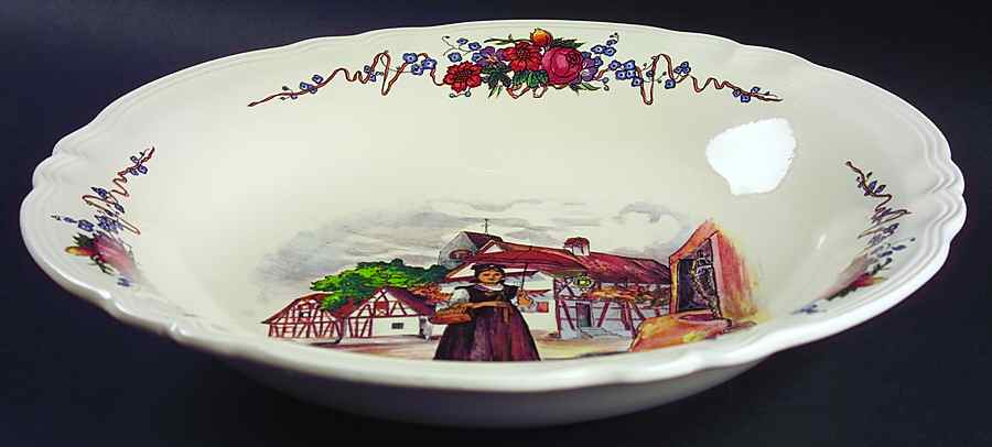 Obernai 12" Individual Pasta Bowl by Sarreguemines-1