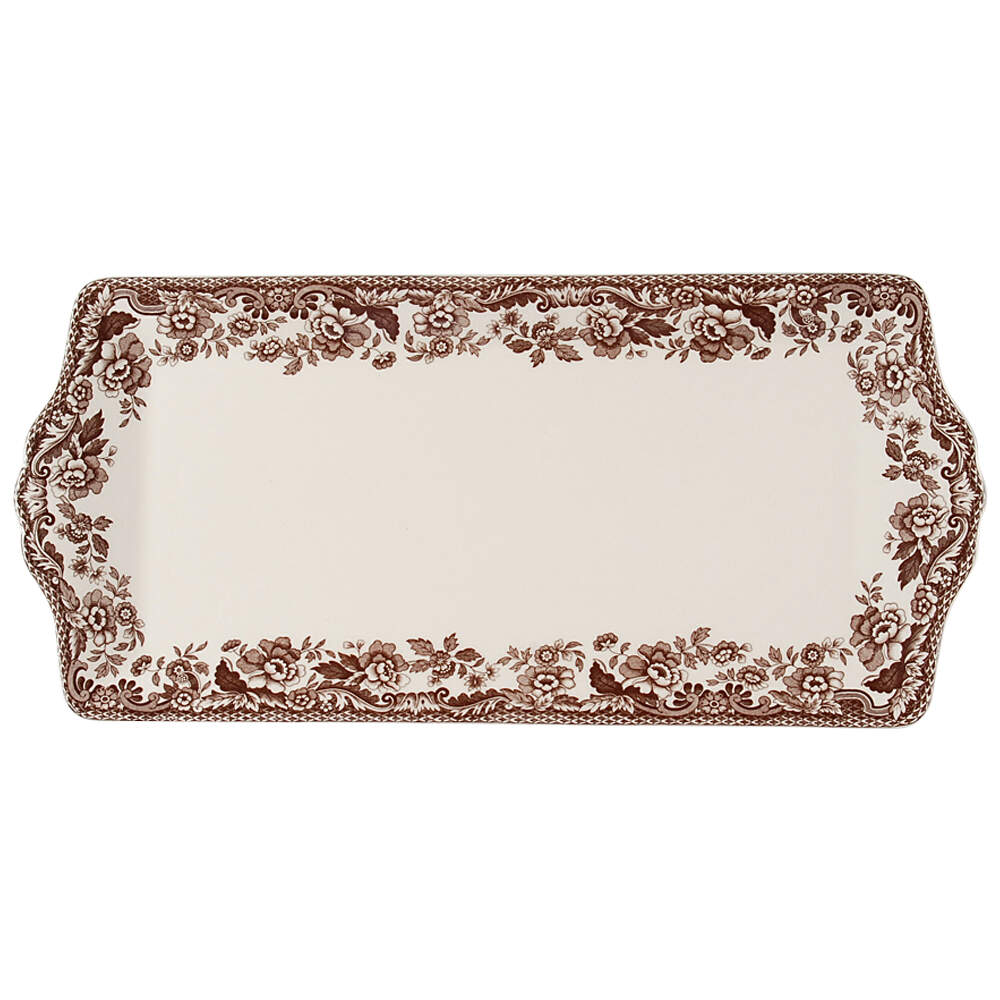 Delamere Brown Large Sandwich Tray by Spode-1