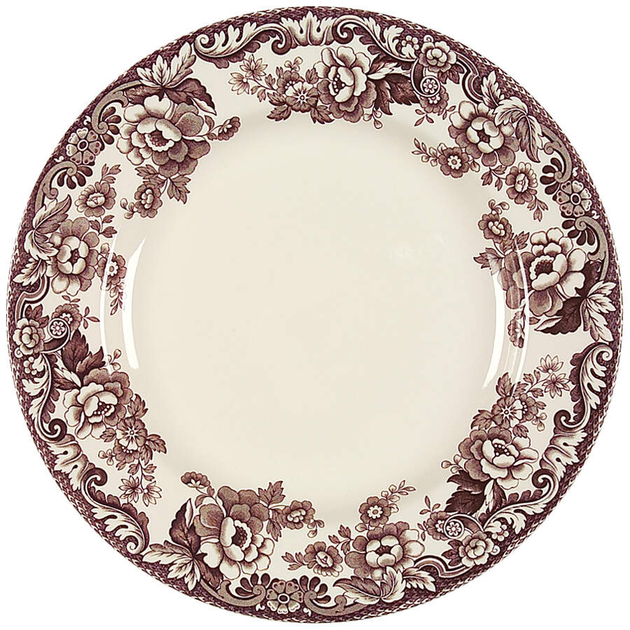 Delamere Brown Dinner Plate by Spode-1