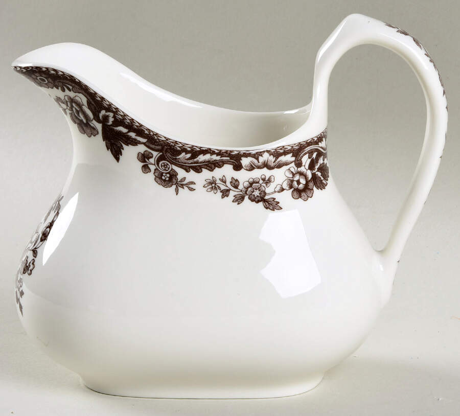 Delamere Brown Creamer by Spode-1