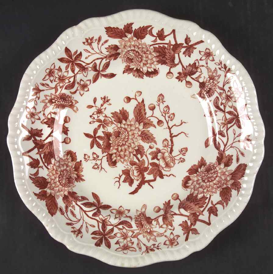 Aster Rust Dinner Plate by Spode-1