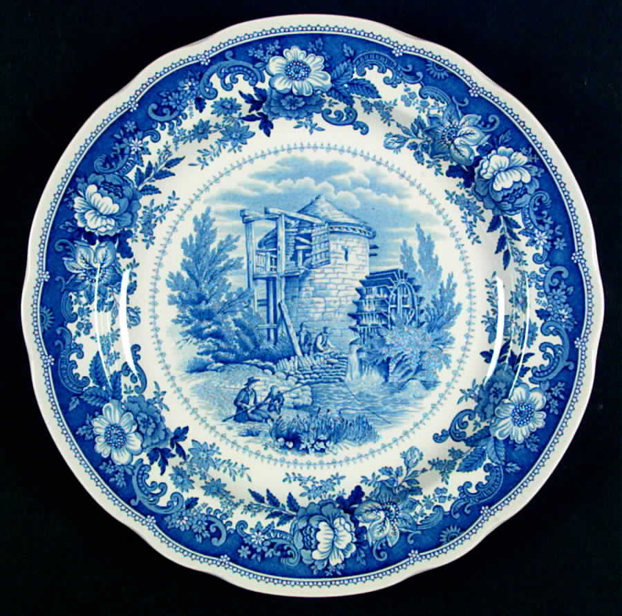 Williamsburg Country Scenes Dinner Plate by Spode-1