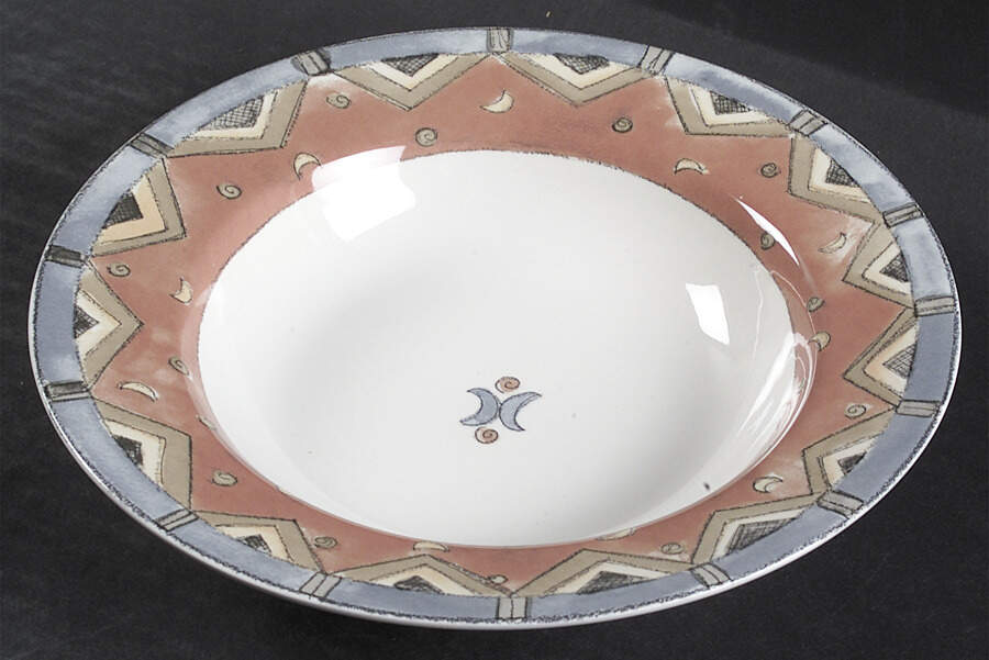 Coffee Shoppe Rim Soup Bowl by Sango-1
