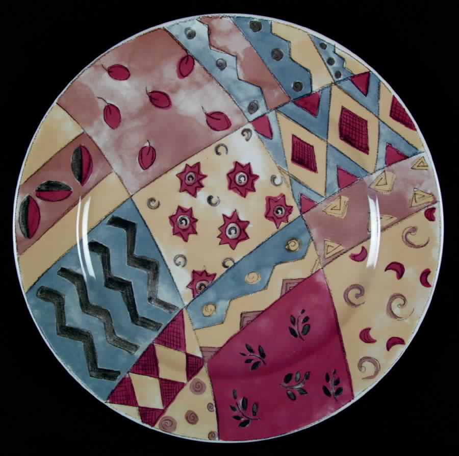 Coffee Shoppe 12" Chop Plate (Round Platter) by Sango-1
