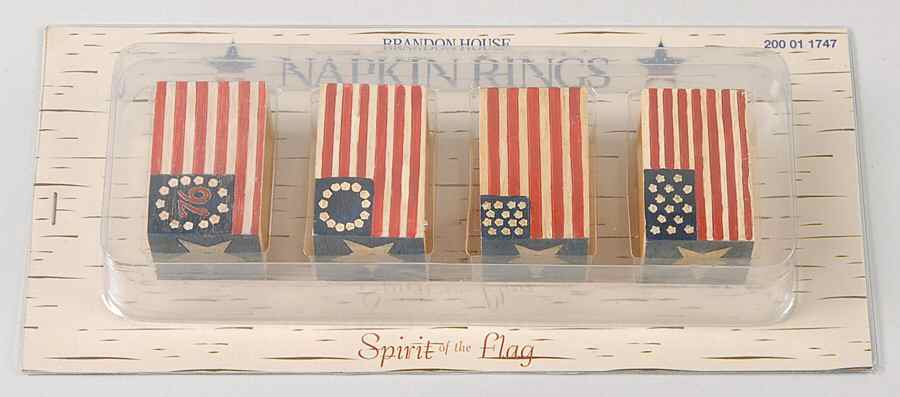 Spirit of The Flag Napkin Ring - Set of 4 by Sakura-1