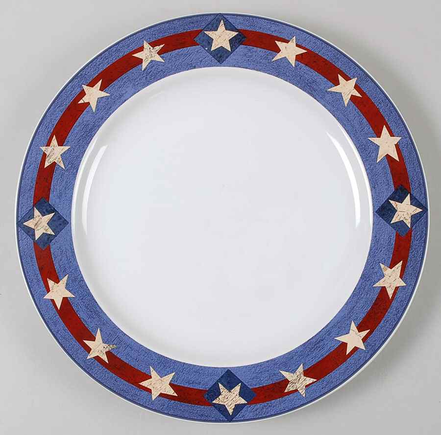 Spirit of The Flag 12" Chop Plate (Round Platter) by Sakura-1