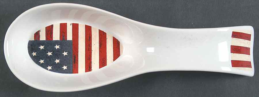Spirit of The Flag Spoon Rest/Holder (Holds 1 Spoon) by Sakura-1