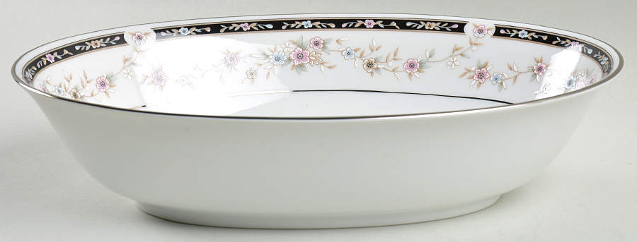 Camille 10" Oval Vegetable Bowl by Society (Japan)-1