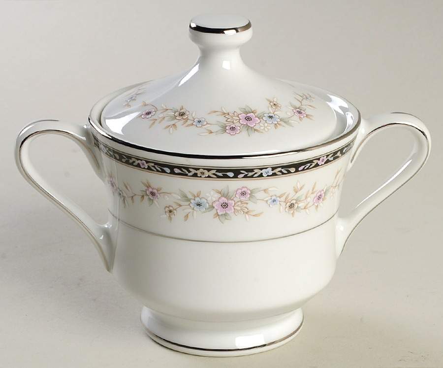 Camille Sugar Bowl & Lid by Society (Japan)-1