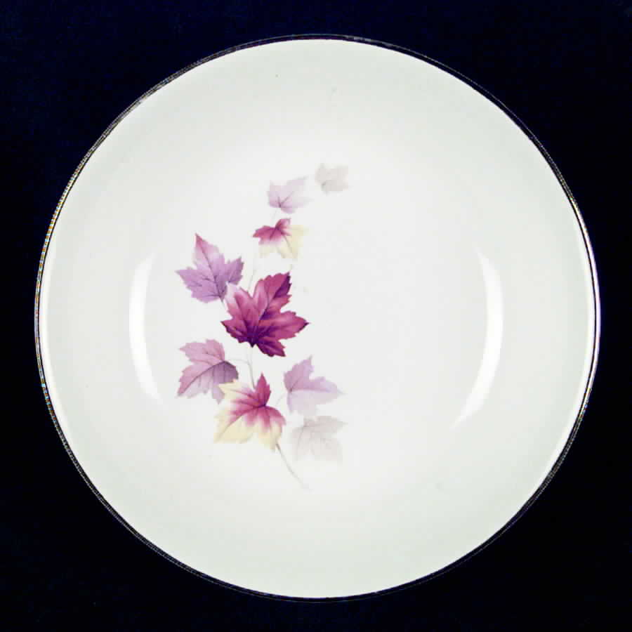 Autumn Leaves Coupe Soup Bowl by Sabin-1