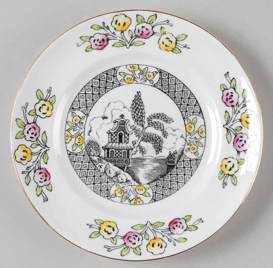 Pagoda Bread & Butter Plate by Spencer Stevenson -1