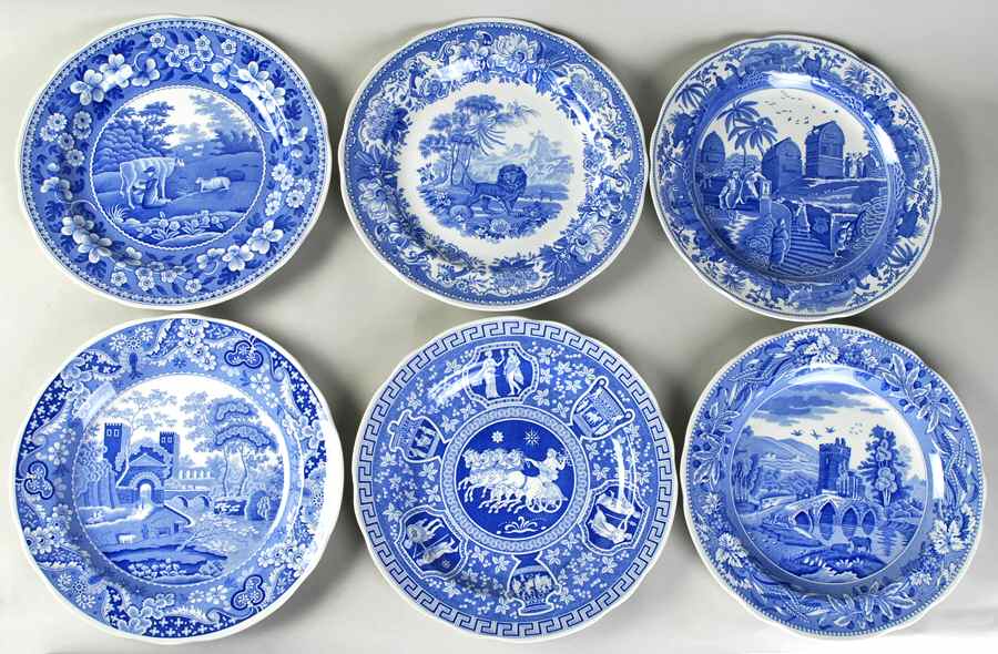 Traditions Series (Set of 6 Motif 1-6) Dinner Plate by Spode-1