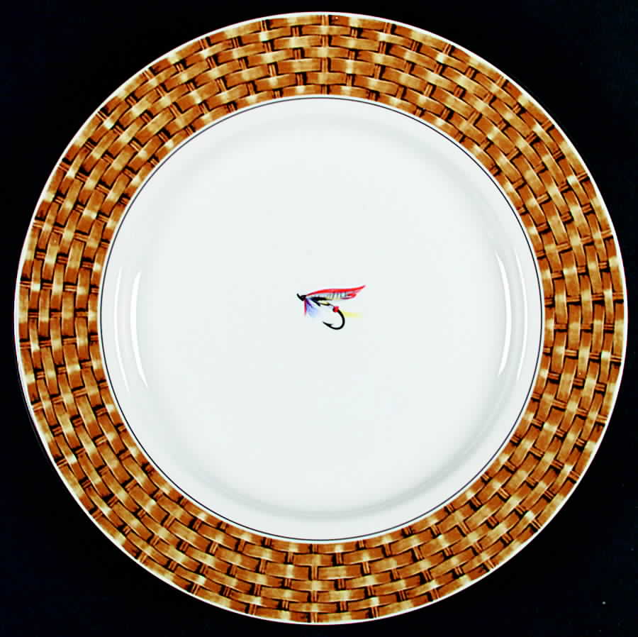 Fish Creel Dinner Plate by Salisbury Porcelain-1