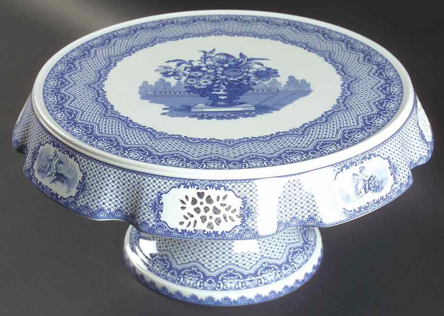 Signature Collection 14" Diameter Pedestal Cake Stand by Spode-1