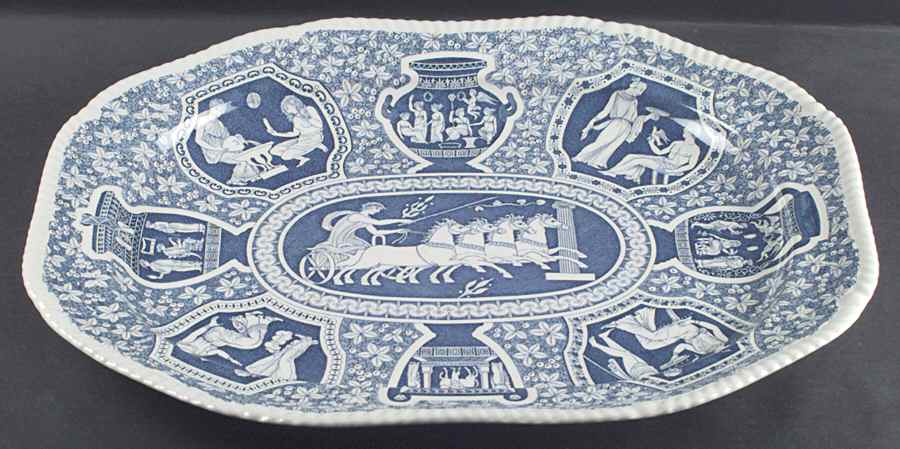 Signature Collection 22" Oval Serving Platter by Spode-1